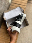 Tênis Designer Minimalista - Preto e Branco (Frete Grátis)