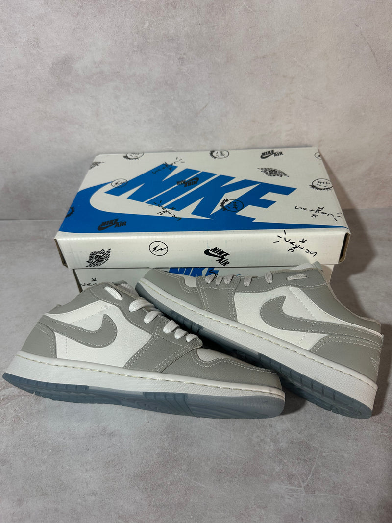 Tênis Air Jordan Low 1 - Cinza (Frete Grátis)