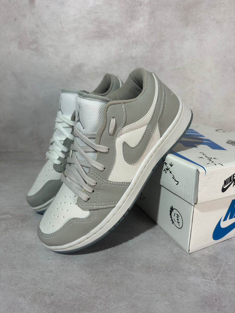 Tênis Air Jordan Low 1 - Cinza (Frete Grátis)