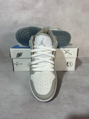 Tênis Air Jordan Low 1 - Cinza (Frete Grátis)